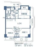 物件の間取り画像