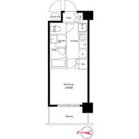 ハーモニーレジデンス武蔵小杉0602の間取り