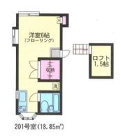 コーポ七沢の間取り