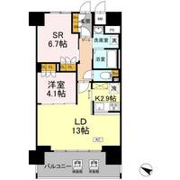 リーラ横浜川和町0305の間取り