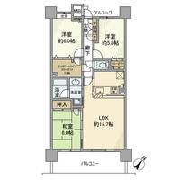 ベイステージ横浜432の間取り