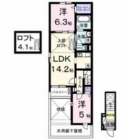 ひだまりガーデンテラスⅠの間取り