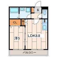 BONHEUR E(ボヌーレ)の間取り