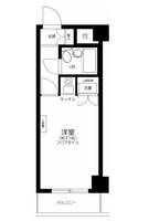 神奈川県横浜市神奈川区新町の賃貸マンションの間取り