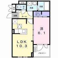 クリスタルメゾン しらかばの間取り