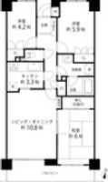 クエスト山手台の間取り