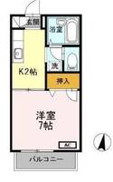 エーデルハイム Ⅰの間取り