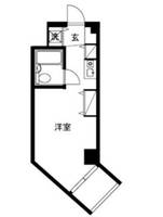 コスモハイム元住吉の間取り