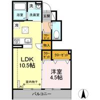 大黒屋ハイツ 一番館の間取り