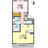 マジェスティックアン Ⅱの間取り