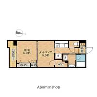 神奈川県横浜市神奈川区三ツ沢下町の賃貸マンションの間取り