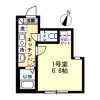 神奈川県横浜市金沢区寺前2丁目の賃貸アパートの間取り