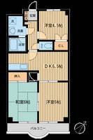 TEK藤沢ハイツ0304の間取り