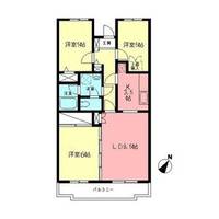 原当麻Mハイツの間取り