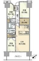 リビオタワー小田急相模原の間取り