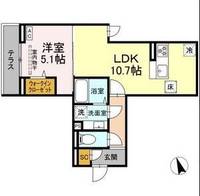 D PAINA 上平間 IIの間取り