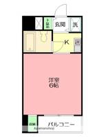 神奈川県伊勢原市伊勢原1丁目の賃貸マンションの間取り