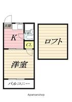 セドルハイムモリカワAの間取り