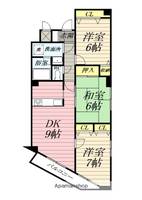 サンライズ中央林間Ⅰの間取り