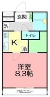 サザンクロス茅ヶ崎の間取り