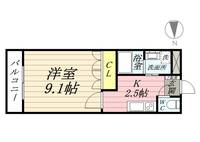 パラシオン平塚00103の間取り