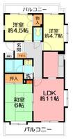 物件の間取り画像