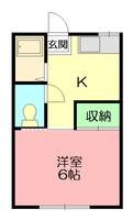 仲居ハイツⅠの間取り