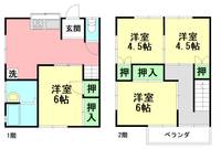 吉川テラスハウスの間取り