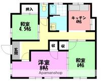 石上アパートの間取り