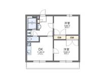 レオパレスセリティー湘南の間取り