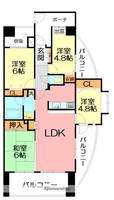 グランシャトレ小田原の間取り