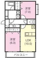 NYSマンション303の間取り