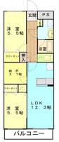 物件の間取り画像