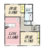 物件の間取り画像