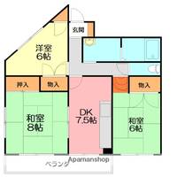 ライフピア田中の間取り