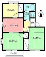 クレストハイムⅡの間取り
