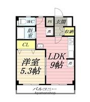 フラット湘南の間取り