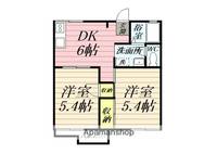神奈川県大和市福田の賃貸アパートの間取り