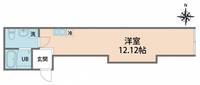 シェモア伊勢原207号室の間取り