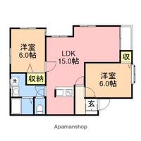 サンフローラルA202の間取り