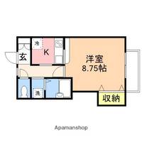 山都フラッツA202の間取り