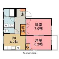 フラットKIの間取り