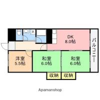中善ハイツ403の間取り