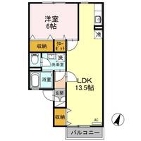 近江ロイヤルハイツ Aの間取り
