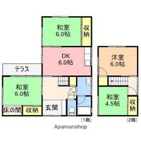 新潟県新潟市中央区姥ケ山6丁目(一戸建)の賃貸物件戸建ての間取り