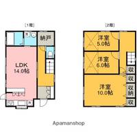 新潟県新潟市中央区堀割町(一戸建)の賃貸物件戸建ての間取り
