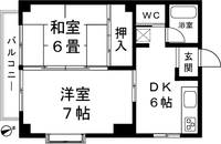 新栄ハイツ平沢302の間取り