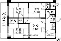 千歳パークマンション305の間取り