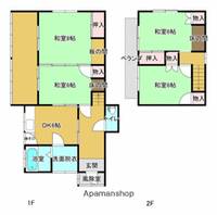新潟県長岡市栖吉町(一戸建)の賃貸物件戸建ての間取り