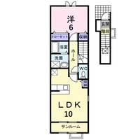 サンシャインKⅢの間取り